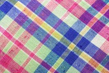 Colorful Thai loincloth fabric
