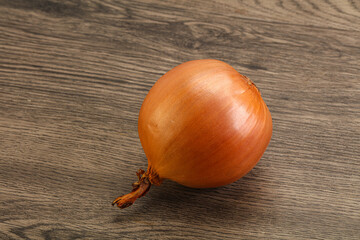 Yellow ripe natural organic onion