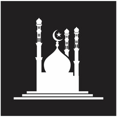 Mosque Logo Template vector symbol illustration design
