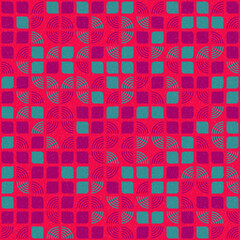 Abstract Geometric Pattern generative computational art illustration