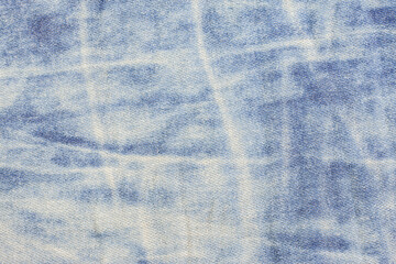 Texture of blue jeans