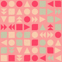 Abstract Geometric Pattern generative computational art illustration