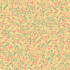 Fototapeta premium Abstract Geometric Pattern generative computational art illustration