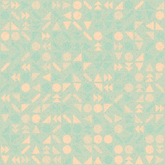 Abstract Geometric Pattern generative computational art illustration