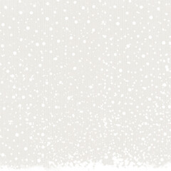 正方形　オフホワイトのニットみたいな淡い背景と雪