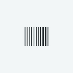 Barcode vector icon illustration sign