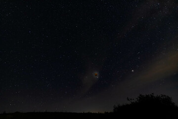 Fototapeta premium Jupiter and Saturn hanging together