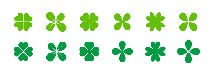 Klee Vektor Logos grün