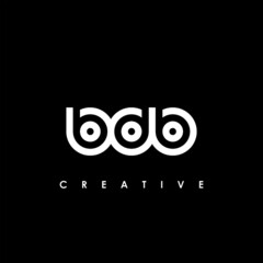 BDB Letter Initial Logo Design Template Vector Illustration