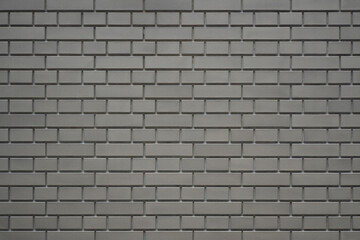 Luxury grey brick wall texture background. Close up of stylish brick wall.	