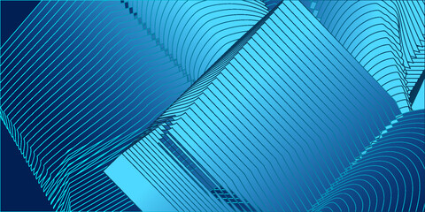 abstract blue background with lines