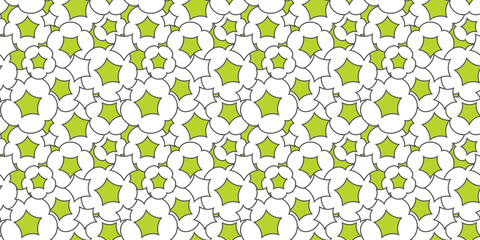 Popping shape background. Seamless pattern.Vector. 弾けるかたちのパターン
