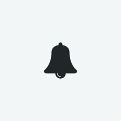 Bell vector icon illustration sign