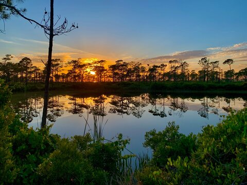 Camping Sunset