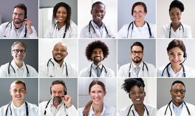 Doctors And Nurses Videoconference