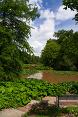 Der Hainpark in der UNESCO-Weltkulturerbestadt Bamberg, Oberfranken, Franken, Bayern, Deutschland