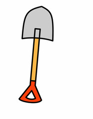 シャベル(色線)