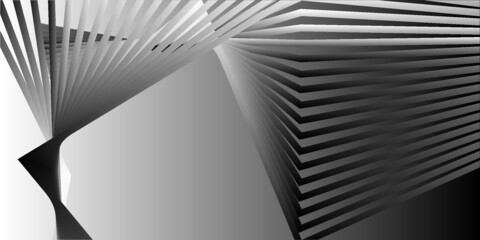 Naklejka premium black and white background with lines