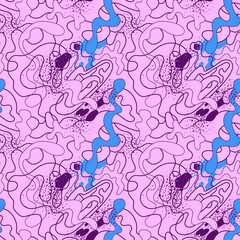 Naklejka premium Print colorful seamless abstract urban pattern for creative ideas