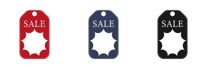 Badge set, label, special offer, sale, illustration