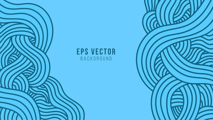 Wavy lines blue abstract background eps vector illustration wave line back ground. can use for poster, business banner, flyer, advertisement, brochure, catalog, web, site, website, presentation, book