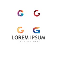 G Letter vector illustration icon
