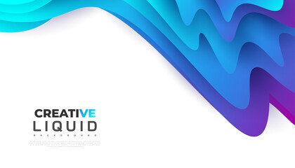 Modern Abstract Background Design Template with Colorful Fluid Shapes. Liquid Background Design for Landing Page, Theme, Brochure, Banner, Cover, Booklet, Print, Flyer, Book, Card or Advertising