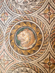 Roman mosaic in the Sabratha museum