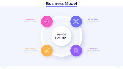 Modern Infographic Vector Banner