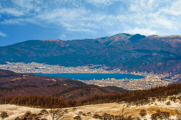 長野県　入笠山からの絶景