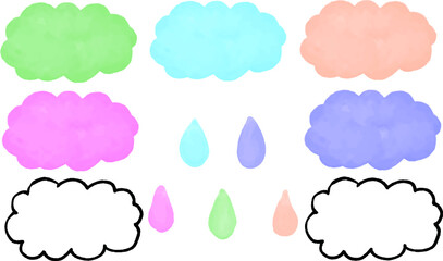 colorful cloud カラフル雲