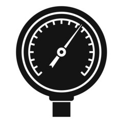 Manometer device icon simple vector. Gas gauge