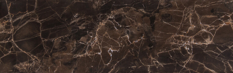 Dark brown marble texture background