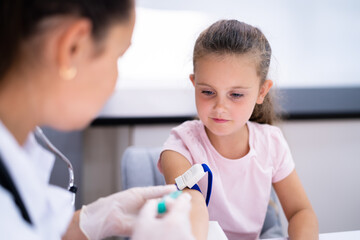 Child Doctor Medical Blood Test