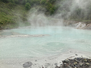 geyser in park national park