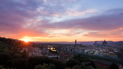 Florence depuis la place Michelangelo