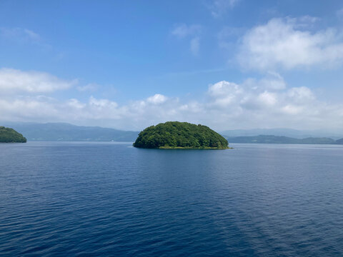 Island and Toyako Lake in Hokkaido