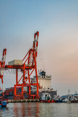 Fototapeta premium Quy Nhon port, Binh Dinh, Vietnam