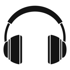 Audio headset icon simple vector. Gamer service