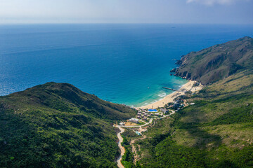 Aerial view of Ky Co beach, Quy Nhon, Binh Dinh, Vietnam