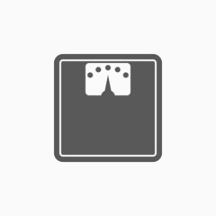 weight scale icon, weighting apparatus vector