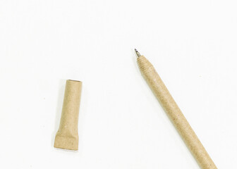 Recycled Eco Friendly paper ball pen high quality image