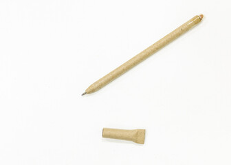 Recycled Eco Friendly paper ball pen high quality image