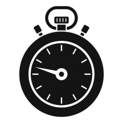Countdown timer icon simple vector. Stopwatch clock