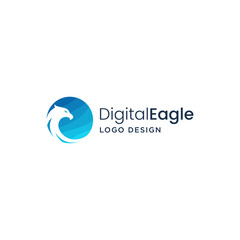 OCEAN AND EAGLE DIGITAL LOGO DESIGN