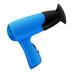 Hair dryer icon cartoon vector. Blow hairdryer