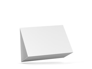 Blank table tent card mockup