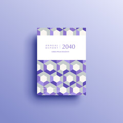 Geometric background book cover, brochure, flyer template, cover design