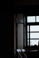 日本の旧家の居間