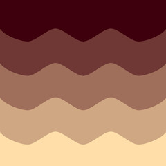 Abstract gradient brown wave background for inserting your message.